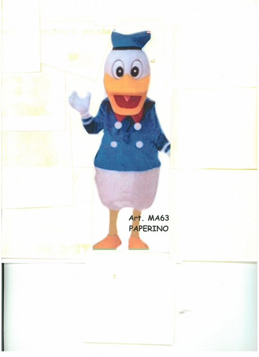 costume di carnevale PAPERINO